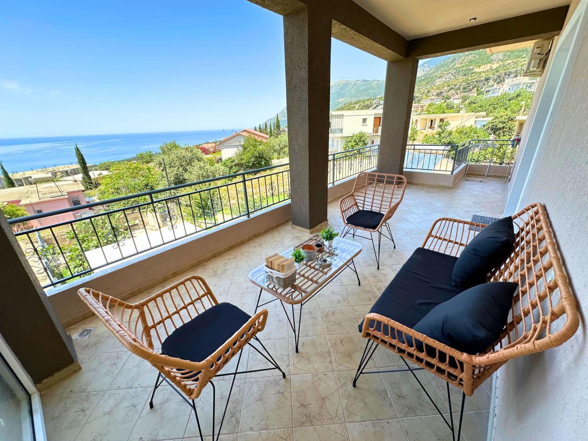 Viewtopia House Dhermi Bagian luar foto